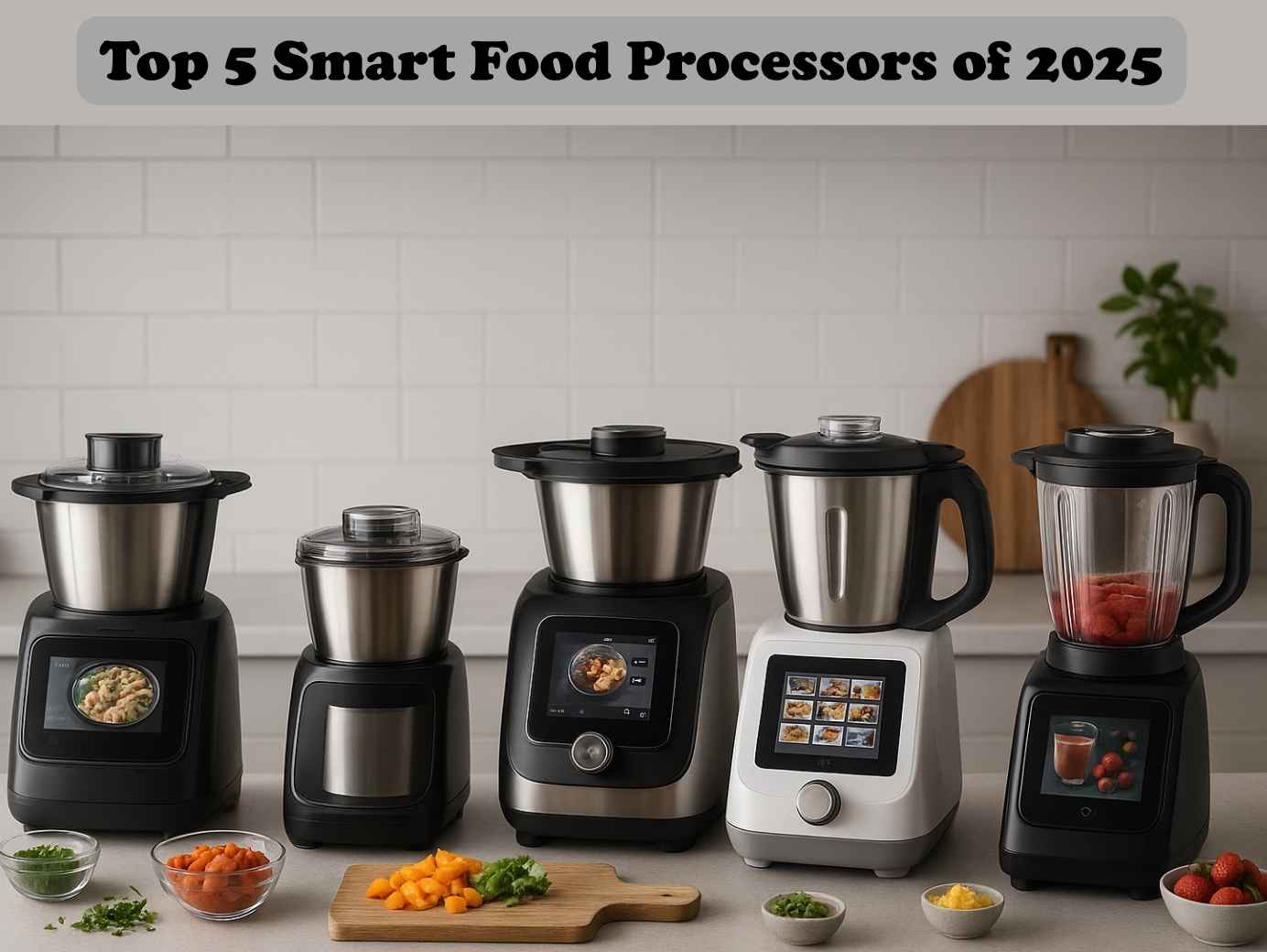 Top 5 Smart Cooking Food Processors of 2025