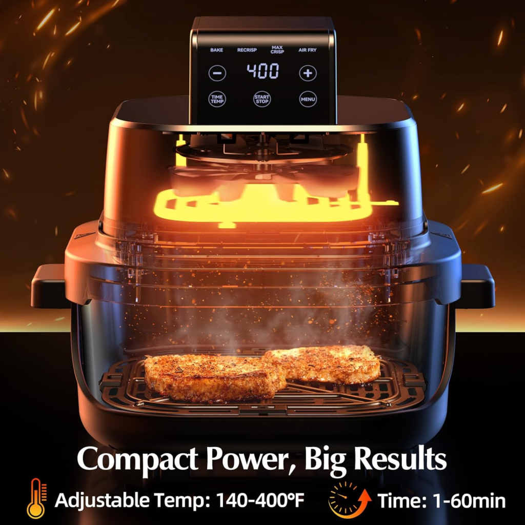 Air Fryer Smash Burger-Ninja Crispi 4-in-1 Portable Cooking System
