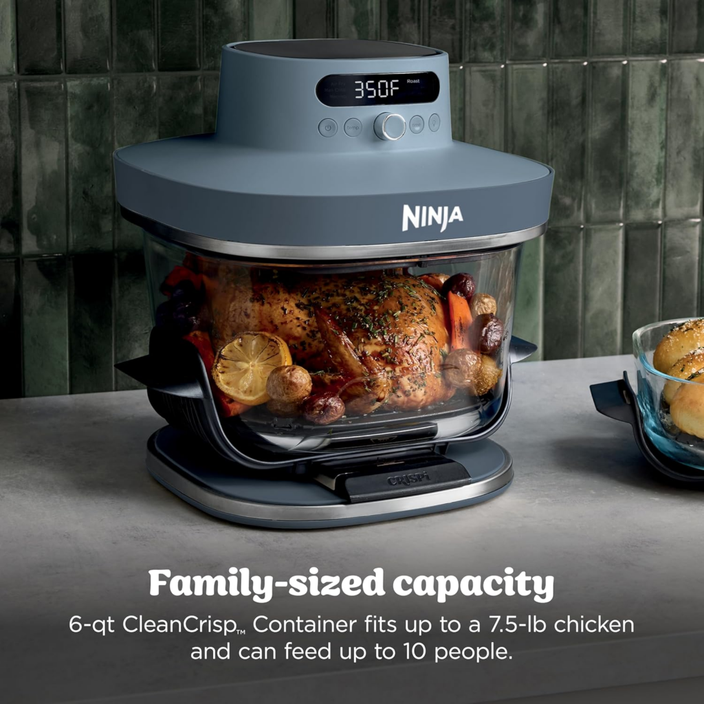 Air Fryer-Ninja Crispi Pro 6-in-1 Glass Air Fryer