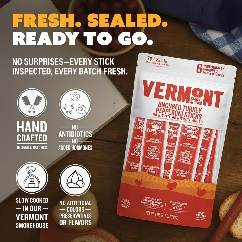 Vermont Smoke & Cure Beef & Pork Sticks