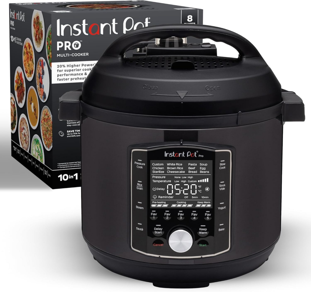 Premium Choice: Instant Pot Pro 10-in-1 (8 QT)