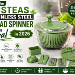 SUSTEAS Stainless Steel Salad Spinner