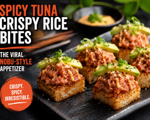 Spicy Tuna Crispy Rice Bites