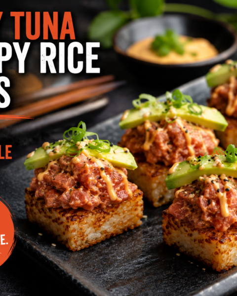 Spicy Tuna Crispy Rice Bites