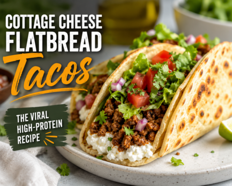 Cottage Cheese Flatbread Tacos