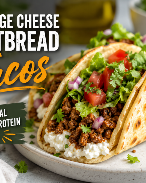Cottage Cheese Flatbread Tacos
