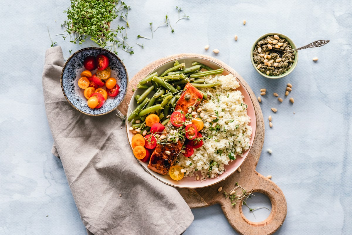 One pot chicken and rice dinner cooking in a Dutch oven